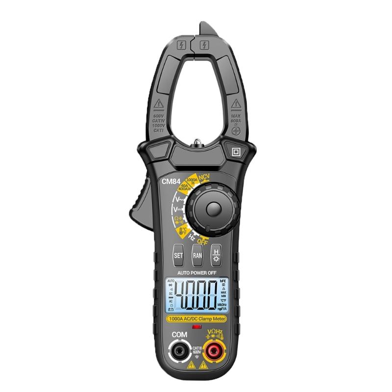 CM84 Voltage Current Tester 4000 Counts Multimeter LCD Clamp Meter with Backlit Buzzer Ohmmeter Voltmeter чорний
CM84 Voltage Current Tester 4000 Counts Multimeter LCD Clamp Meter with Backlit Buzzer Ohmmeter Voltmeter чорний