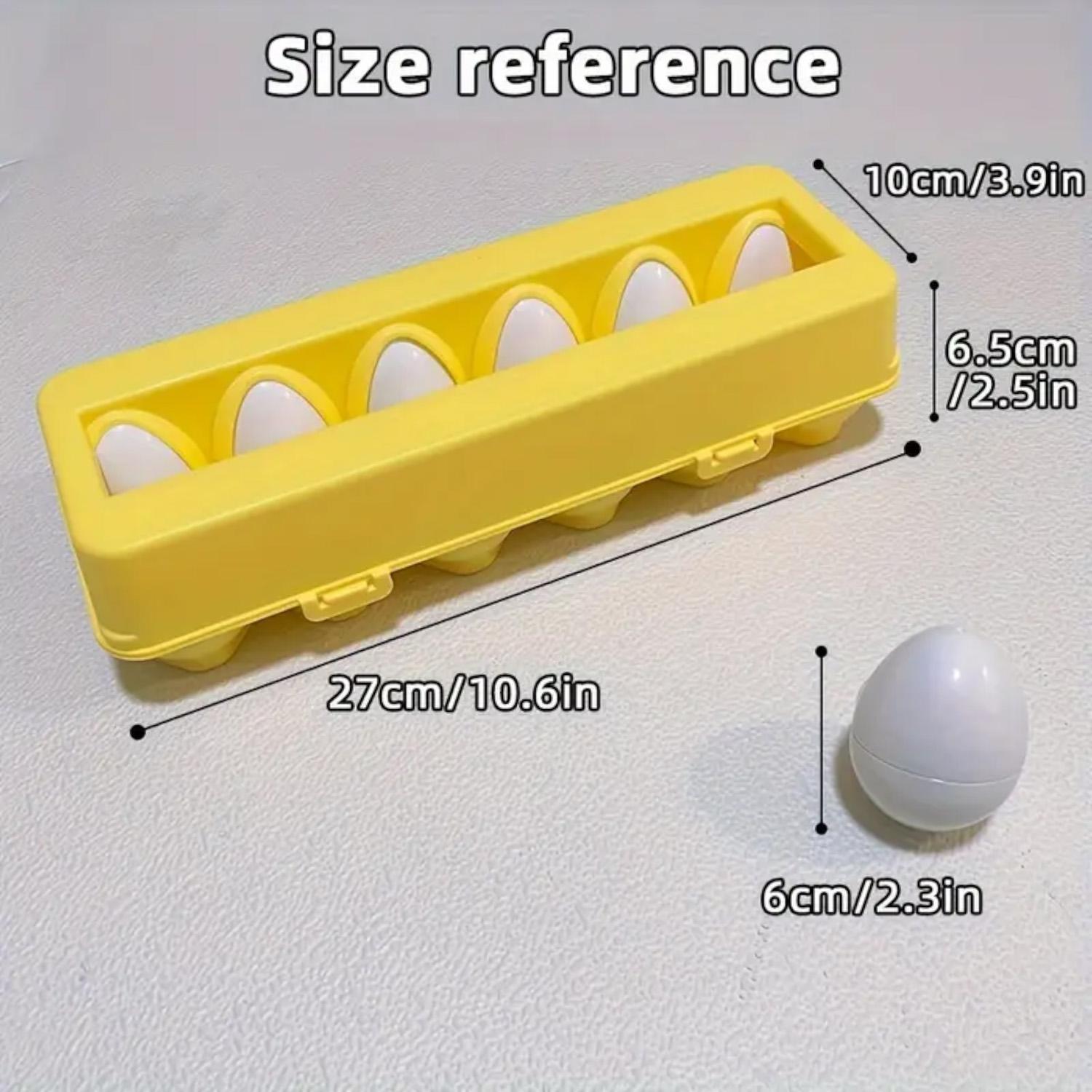 Montessori Matching Eggs Puzzle Toy Sensory Games Smart Eggs Shapes Colors Matching Sorter Toy Education Learning for Children
Montessori Matching Eggs Puzzle Toy Sensory Games Smart Eggs Shapes Colors Matching Sorter Toy Education Learning for Children