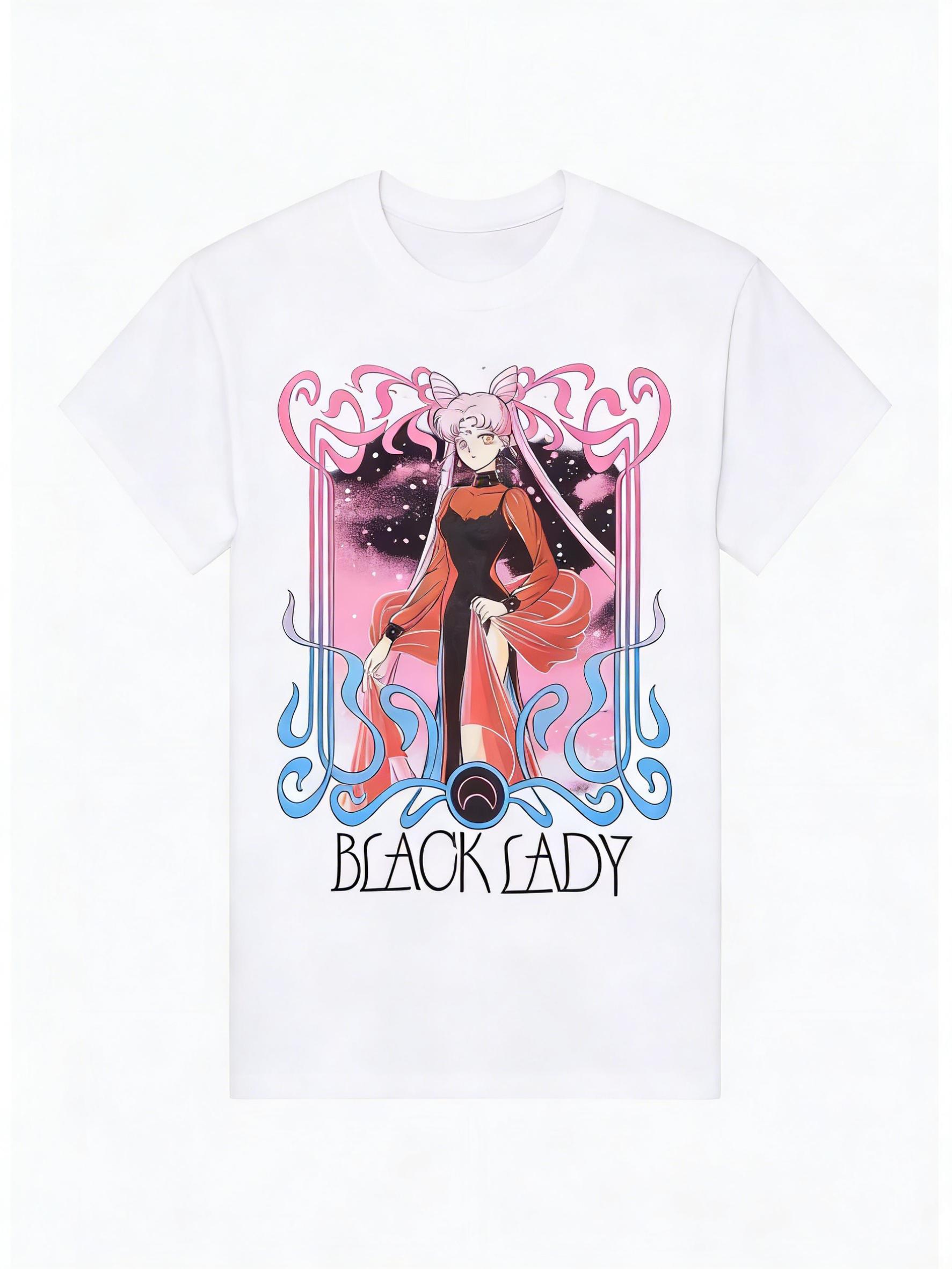 Retro Sailor Moon Black Lady Print TShirt Harajuku Streetwear 100 Cotton Loose Fit Casual Tee for Anime Fans 2XL
Retro Sailor Moon Black Lady Print TShirt Harajuku Streetwear 100 Cotton Loose Fit Casual Tee for Anime Fans 2XL