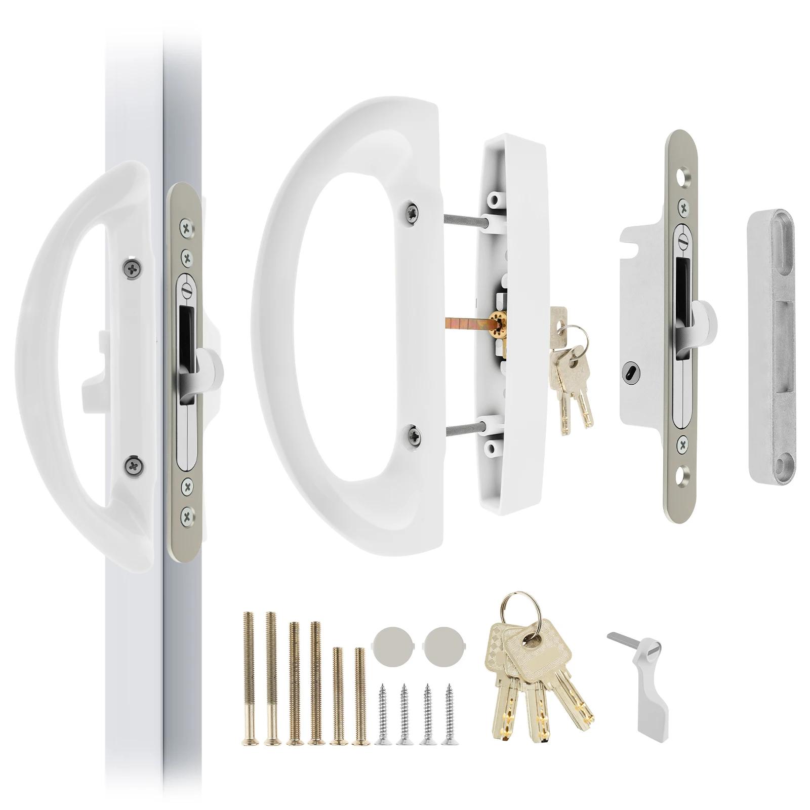 Sliding Patio Door Handle Set with Key Cylinder Mortise Style Sliding Glass Door Handle Aluminium Alloy Sliding Door Handle Lock 18cm
Sliding Patio Door Handle Set with Key Cylinder Mortise Style Sliding Glass Door Handle Aluminium Alloy Sliding Door Handle Lock 18cm