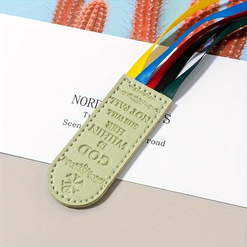 1pc Embossed Bookmark with Multicolor Woven Ribbon & Tassel - Mint Textured, Durable Reading Marker Suitable for Books, Bibles светло-зеленый
1pc Embossed Bookmark with Multicolor Woven Ribbon & Tassel - Mint Textured, Durable Reading Marker Suitable for Books, Bibles светло-зеленый