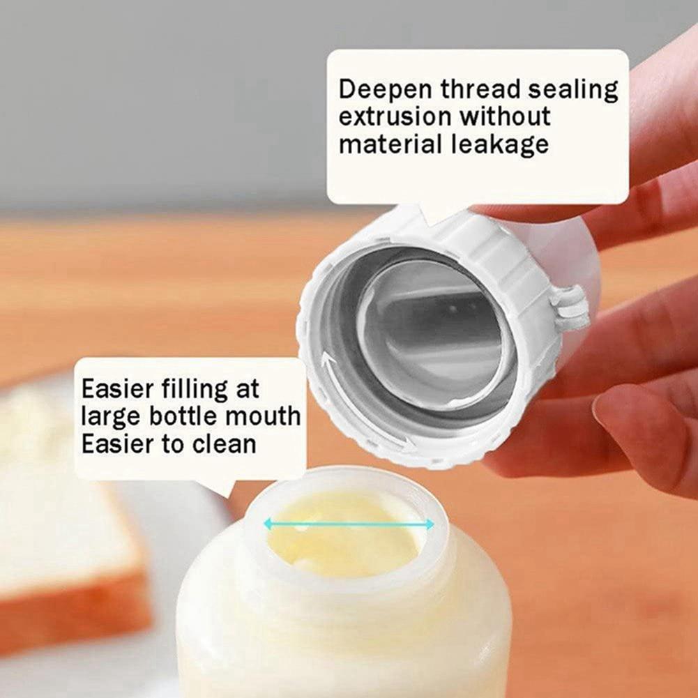 M-Modern-5 Holes Condiment Squeeze Bottle Kitchen Ketchup Mustard Bottle Mayonnaise Honey Dispenser Sauce Storage Container
M-Modern-5 Holes Condiment Squeeze Bottle Kitchen Ketchup Mustard Bottle Mayonnaise Honey Dispenser Sauce Storage Container