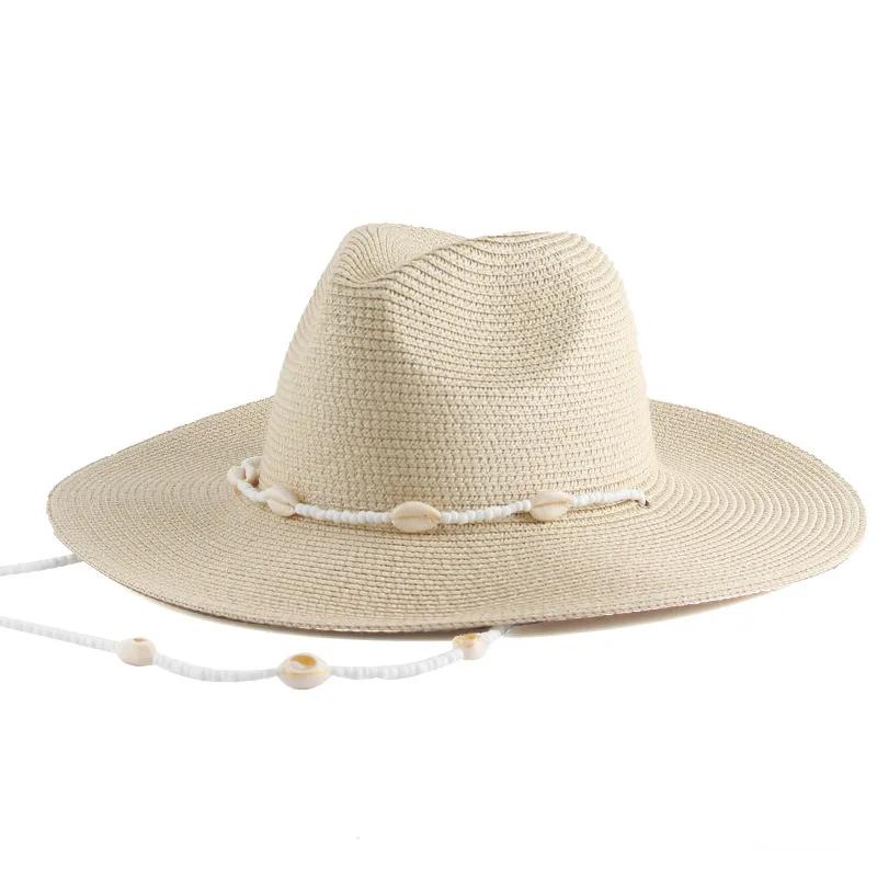 New Women Wide Brim Panama Hat Summer Beach Elegant Ladies Sun Hat Vacation Fashion British Style 57-58cm бежевий
New Women Wide Brim Panama Hat Summer Beach Elegant Ladies Sun Hat Vacation Fashion British Style 57-58cm бежевий