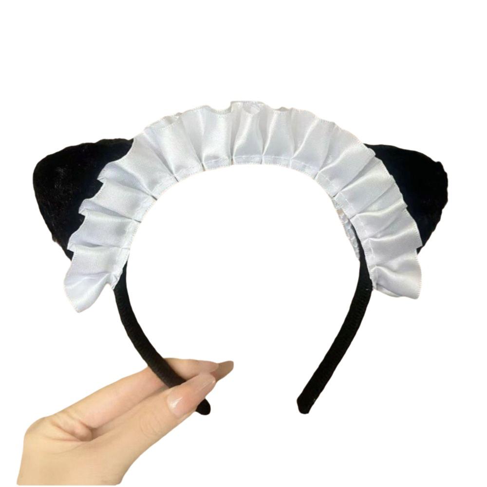 Japanese-Style Lolita Hair Hoops Polyester Ruffled Headwear Maid Cosplay Hair Accessories Stage 1PC
Japanese-Style Lolita Hair Hoops Polyester Ruffled Headwear Maid Cosplay Hair Accessories Stage 1PC