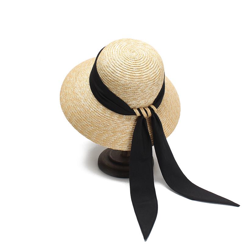 USPOP Women Wide Brim Woven Wheat Straw Sun Hat with Black Ribbon Elegant Summer Beach Hat 56-58 CM хакі
USPOP Women Wide Brim Woven Wheat Straw Sun Hat with Black Ribbon Elegant Summer Beach Hat 56-58 CM хакі