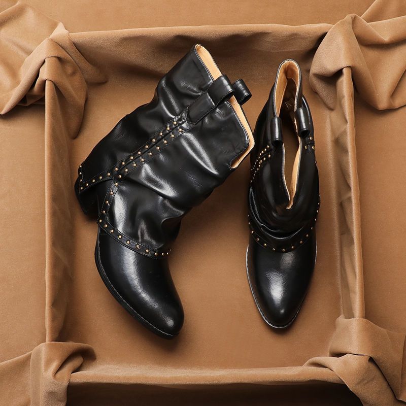 осень-зима 2025 ретро ботильоны с острым носком и заклепками, ботфорты, ковбойские сапоги, модные абсолютно чистые на толстом каблуке ботинки Мартин 44
осень-зима 2025 ретро ботильоны с острым носком и заклепками, ботфорты, ковбойские сапоги, модные абсолютно чистые на толстом каблуке ботинки Мартин 44