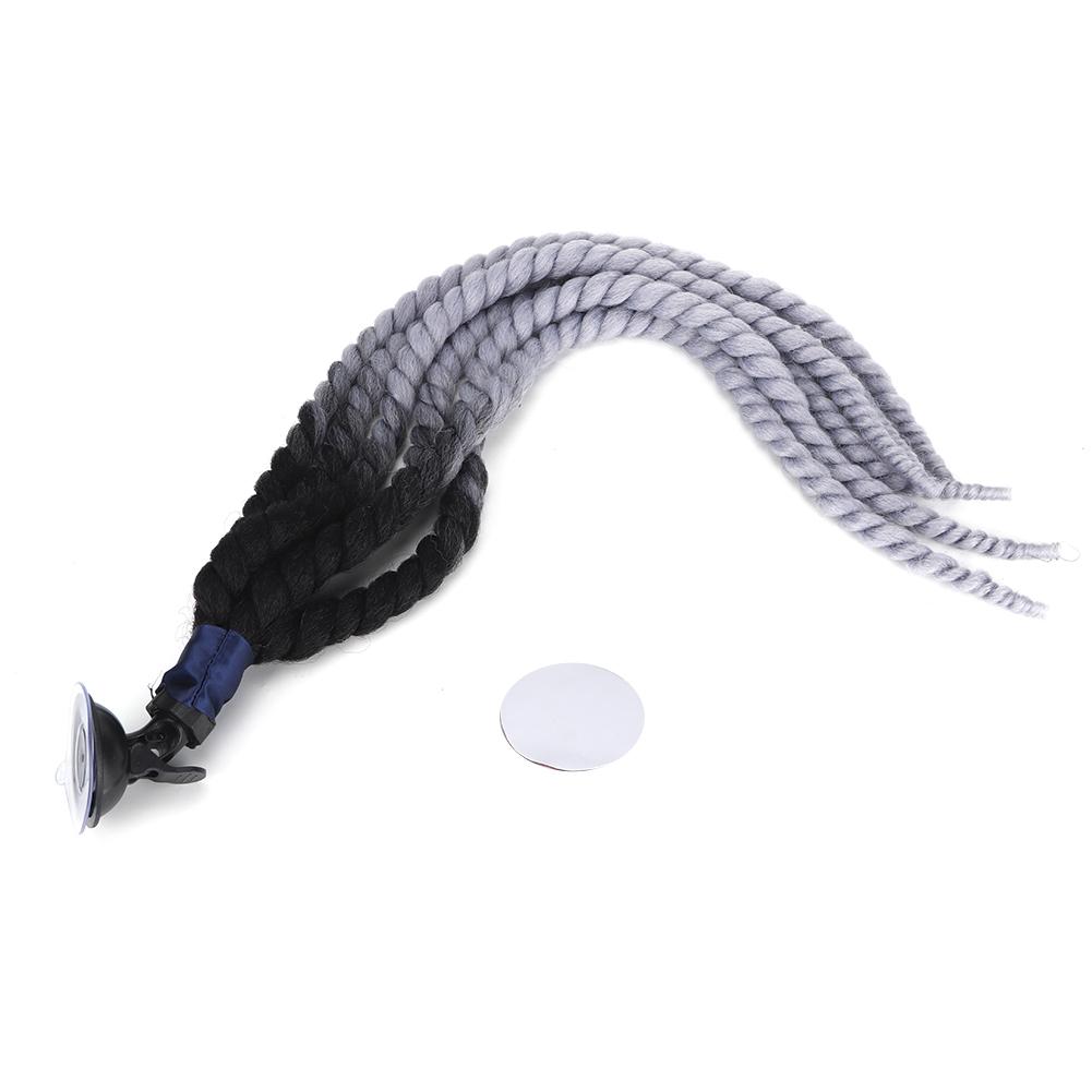 27.6in Motorcycle Helmet Woman Braids Wig Detachable Ponytail with Suction CupGray серый
27.6in Motorcycle Helmet Woman Braids Wig Detachable Ponytail with Suction CupGray серый