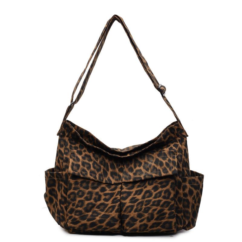 Leopard Print Canvas Handbag Single Shoulder Crossbody Bag Fashion коричневый
Leopard Print Canvas Handbag Single Shoulder Crossbody Bag Fashion коричневый