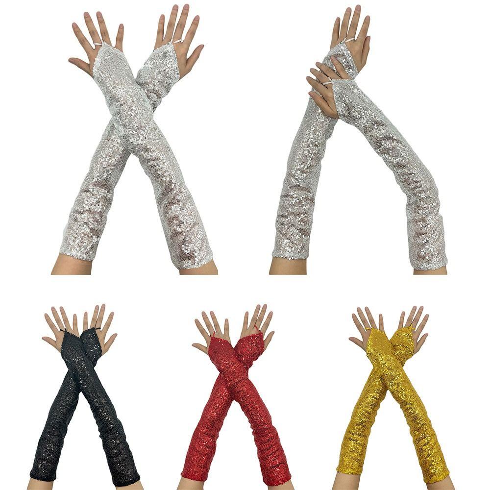 Fingerless Cosplay Mittens Shining Club Handwear Fashion Dancing Gloves Party Club чорний
Fingerless Cosplay Mittens Shining Club Handwear Fashion Dancing Gloves Party Club чорний