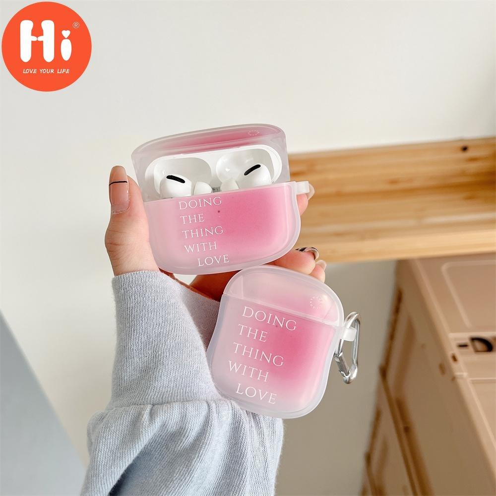 Мягкий чехол из ТПУ Hi Ins с градиентом для AirPods 1 2 Pro 3rd, новый милый розовый чехол для зарядки Bluetooth наушников с крючком
Мягкий чехол из ТПУ Hi Ins с градиентом для AirPods 1 2 Pro 3rd, новый милый розовый чехол для зарядки Bluetooth наушников с крючком