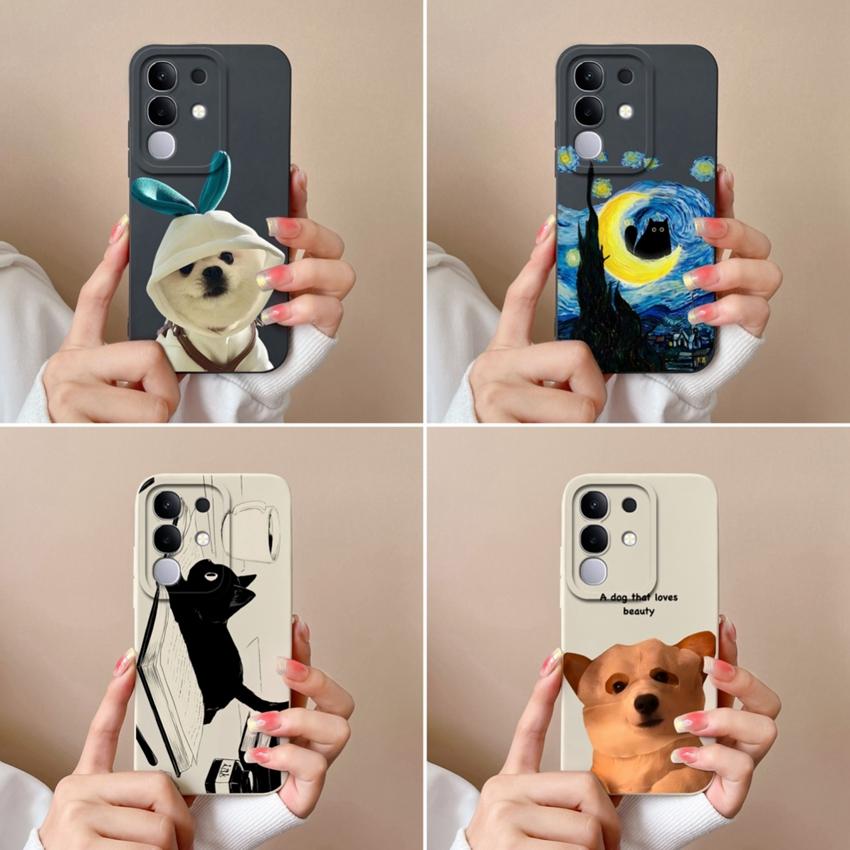 Милые чехлы для телефона с домашними питомцами для Vivo Y29 Y29s Y39 Y04 V21 V27 Жидкий силикон Недавно обновленный Пылезащитный Прочный Защитный чехол для Vivo Чехлы для мобильного телефона Vivo Y29 4G
Милые чехлы для телефона с домашними питомцами для Vivo Y29 Y29s Y39 Y04 V21 V27 Жидкий силикон Недавно обновленный Пылезащитный Прочный Защитный чехол для Vivo Чехлы для мобильного телефона Vivo Y29 4G