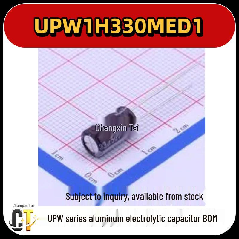 33uF 50V Aluminum Electrolytic Capacitor, ±20%, 6.3x11mm, 90mA
33uF 50V Aluminum Electrolytic Capacitor, ±20%, 6.3x11mm, 90mA