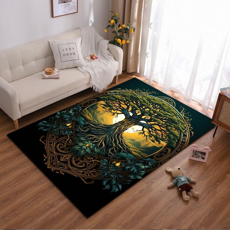Mystical Tree of Life Pattern Carpet with Golden Sunrise Design Suitable for use as an anti-slip for living room bedroom sofas 40x60cm( 15x23in )
Mystical Tree of Life Pattern Carpet with Golden Sunrise Design Suitable for use as an anti-slip for living room bedroom sofas 40x60cm( 15x23in )