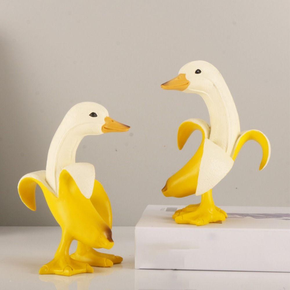 Resin Banana Duck Figurines Cute Animal Ornaments Fashion Cartoon Banana Duck Desktop жовтий
Resin Banana Duck Figurines Cute Animal Ornaments Fashion Cartoon Banana Duck Desktop жовтий