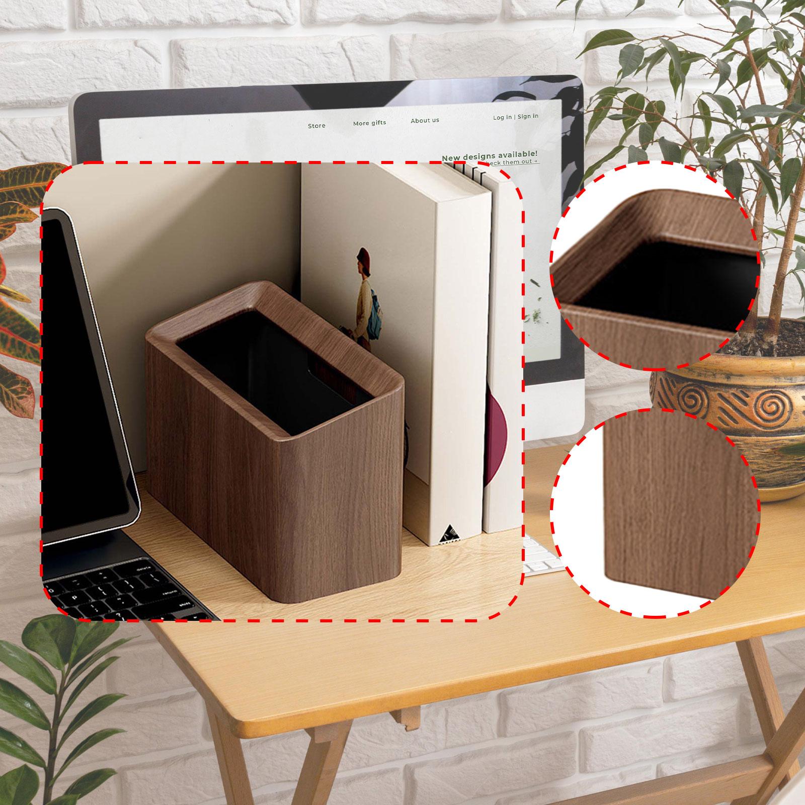 Desk Trash Can Convenient Housewarming Gift Waste Basket Tiny Waste Bin for Vanity Top Small Apartments Bedroom Bathroom Office коричневий
Desk Trash Can Convenient Housewarming Gift Waste Basket Tiny Waste Bin for Vanity Top Small Apartments Bedroom Bathroom Office коричневий
