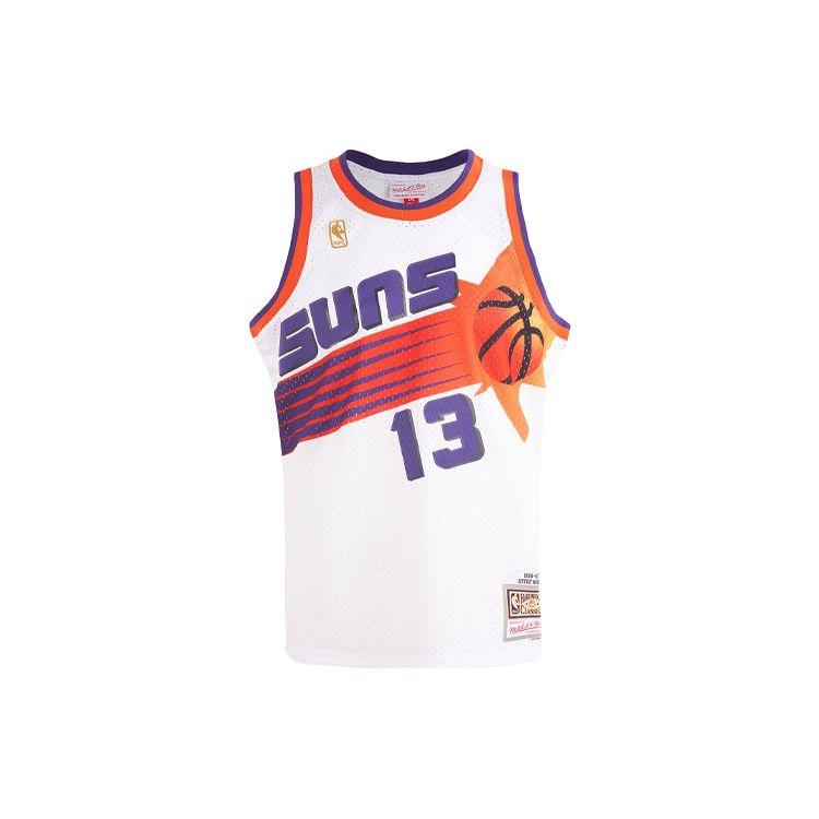 Mitchell & Ness Steve Nash Phoenix Suns 1996-97 Swingman Jersey White Unisex Streetwear SMJYGS20058-PSUWHIT96SNA
Mitchell & Ness Steve Nash Phoenix Suns 1996-97 Swingman Jersey White Unisex Streetwear SMJYGS20058-PSUWHIT96SNA