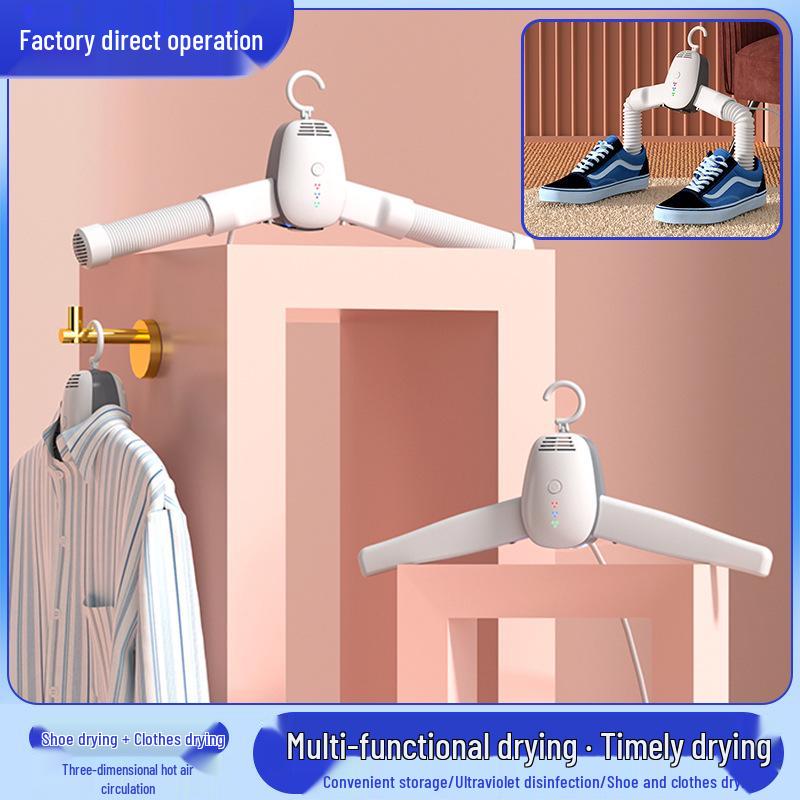 Portable Multi-Gear Clothes & Shoe Dryer with Detachable Folding Rack for Home, Dormitory, and Travel Use. Small Box
Portable Multi-Gear Clothes & Shoe Dryer with Detachable Folding Rack for Home, Dormitory, and Travel Use. Small Box