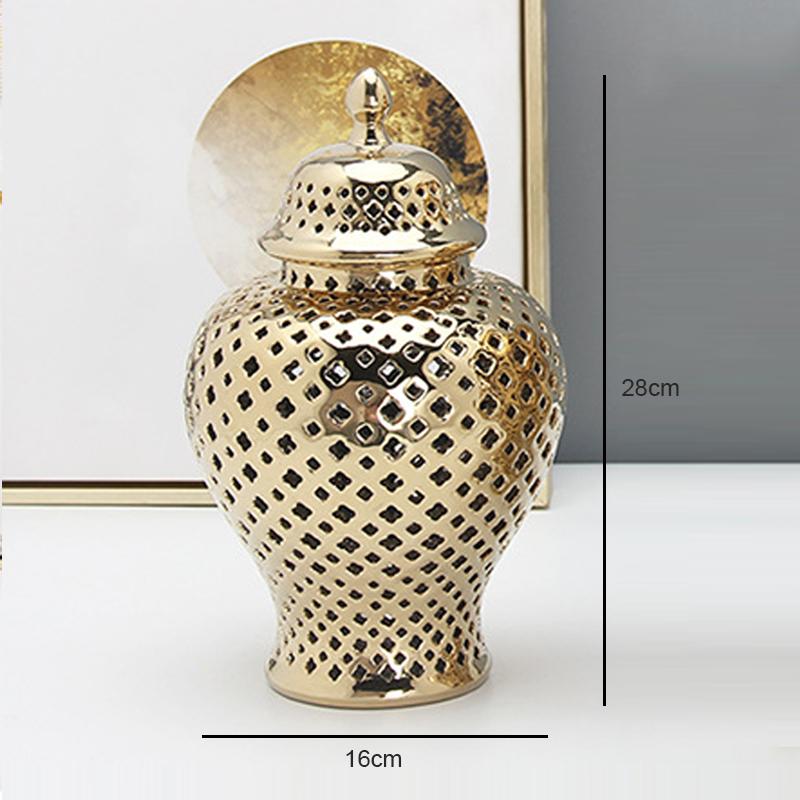 Домашнее украшение Ваза для сухоцветов Ретро Керамическая Полая Банка Универсальное Украшение Искусство Настольное Украшение Банка Для Хранения Ремесленных Изделий
Домашнее украшение Ваза для сухоцветов Ретро Керамическая Полая Банка Универсальное Украшение Искусство Настольное Украшение Банка Для Хранения Ремесленных Изделий