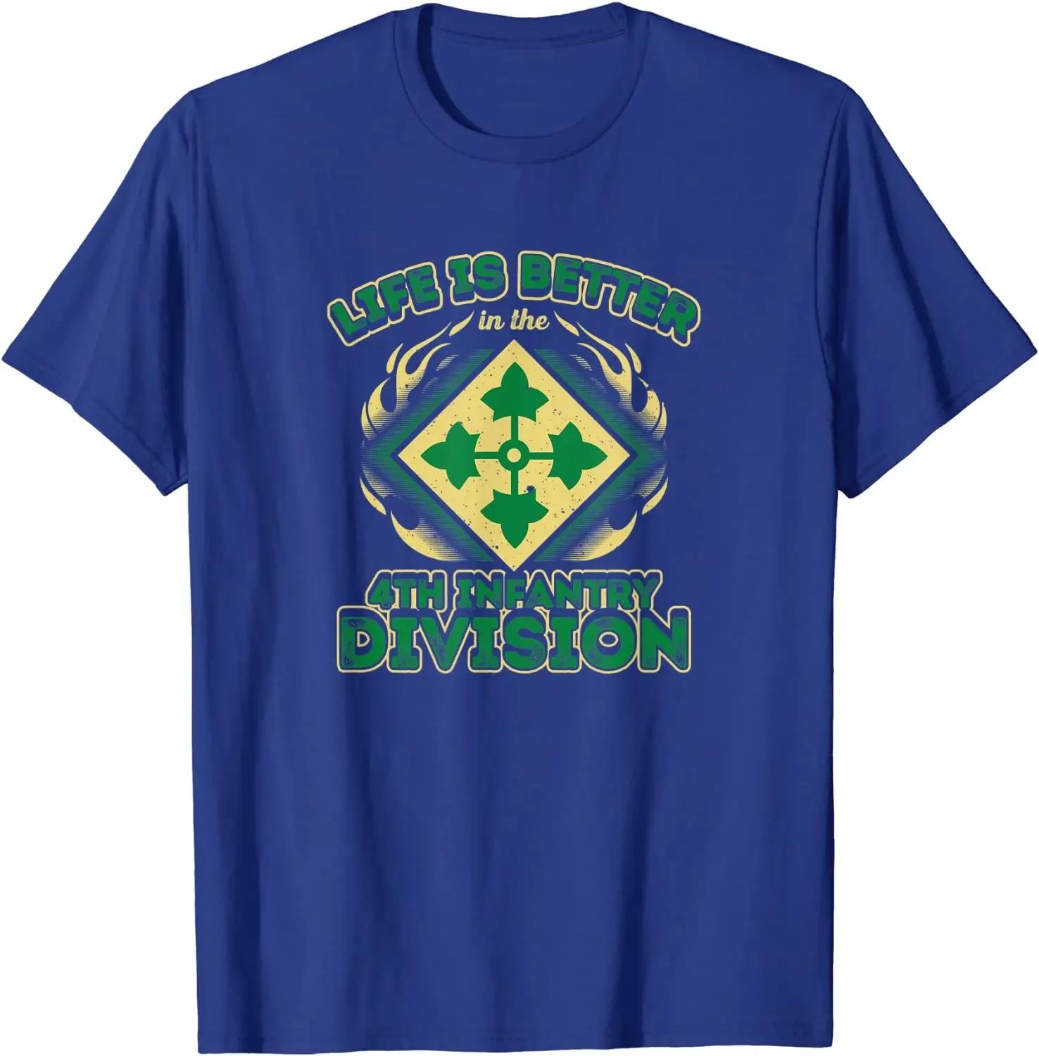 US Army 4th Infantry Division Shirt Fourth ID TShirt Summer Cotton ONeck Short Sleeve Mens T Shirt New S3XL S
US Army 4th Infantry Division Shirt Fourth ID TShirt Summer Cotton ONeck Short Sleeve Mens T Shirt New S3XL S