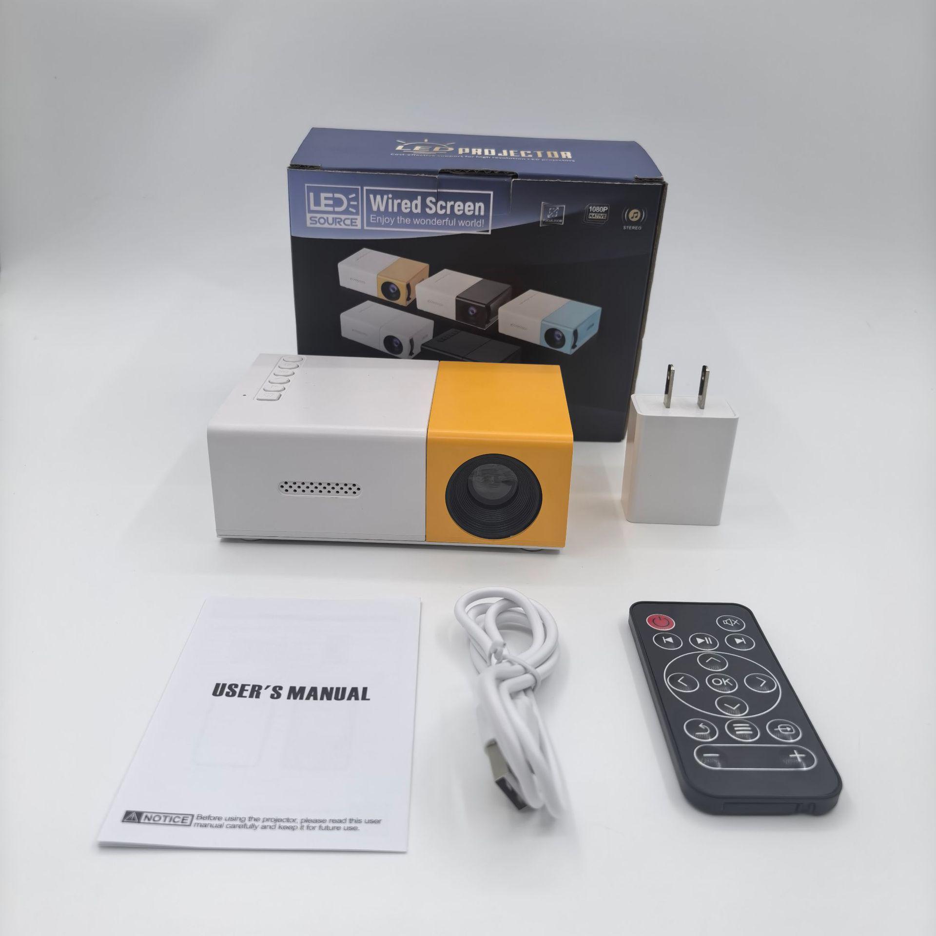 Портативний USB-міні-світлодіодний проектор YG300 – жовтий та білий 5V AU Plug + English Manual
Портативний USB-міні-світлодіодний проектор YG300 – жовтий та білий 5V AU Plug + English Manual