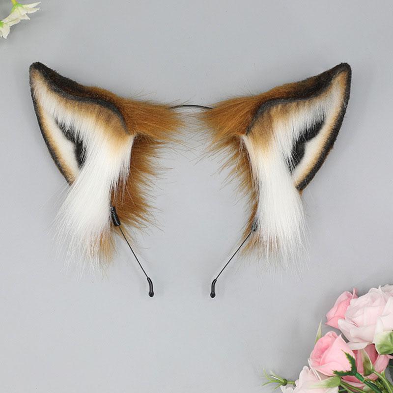 Plush Animal Wolf Ears Party Headdress Hairband Furry Lolita Headband Fox Anime Fursuit Tail Halloween Cosplay Accessories Nick
Plush Animal Wolf Ears Party Headdress Hairband Furry Lolita Headband Fox Anime Fursuit Tail Halloween Cosplay Accessories Nick
