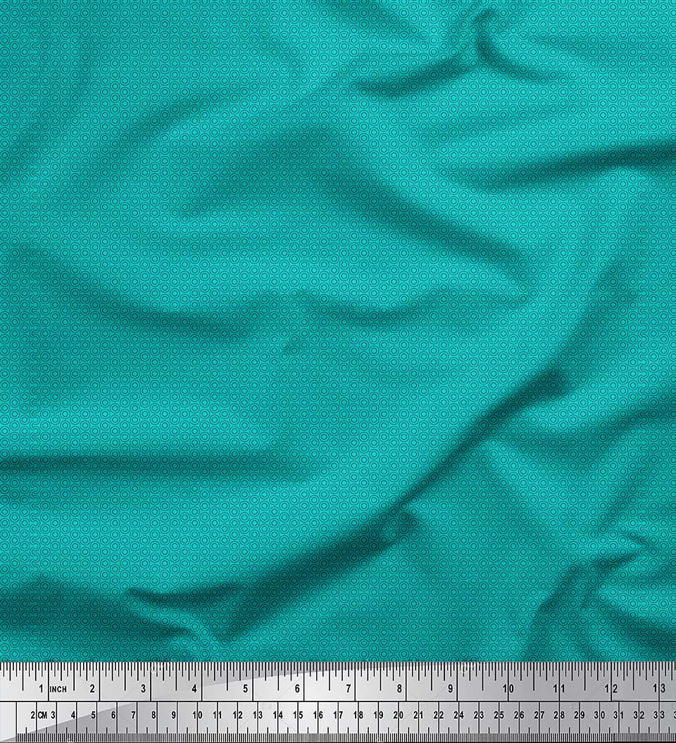Soimoi Green Japan Crepe Satin Ткань с круглым геометрическим принтом Швейная ткань метр 42 дюйма 42 Inch Wide - Cotton Voile зелёный
Soimoi Green Japan Crepe Satin Ткань с круглым геометрическим принтом Швейная ткань метр 42 дюйма 42 Inch Wide - Cotton Voile зелёный