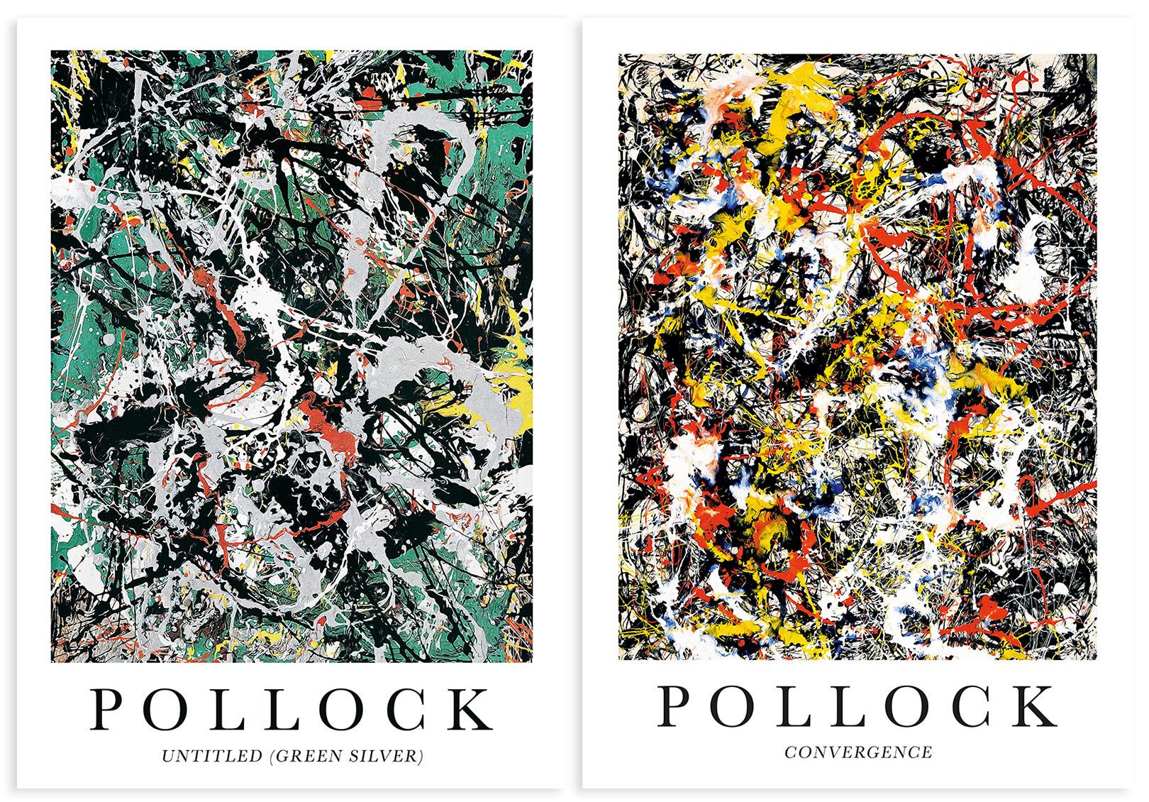 Set of two pollock posters paintings 21x29,7 cm A4
Set of two pollock posters paintings 21x29,7 cm A4