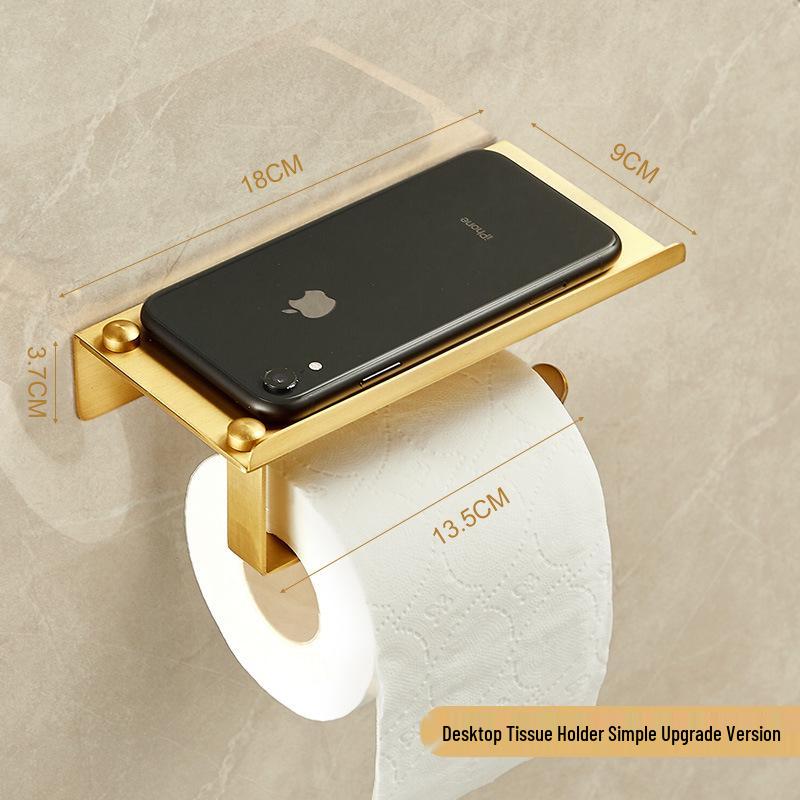 Antique-style Copper Paper Towel and Phone Holder for Bathroom Hotel Use - European No-Drill Design. 18*9
Antique-style Copper Paper Towel and Phone Holder for Bathroom Hotel Use - European No-Drill Design. 18*9