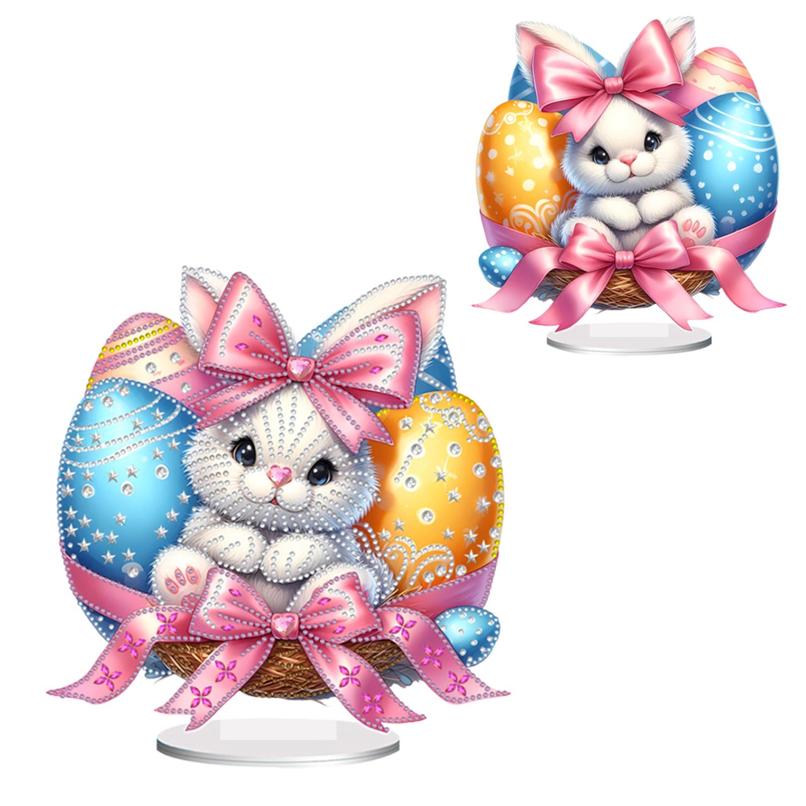2D Flat Print Easter Bunny Egg DIY Double-Sided Printed Single-Side Drill 5D DIY Diamond Art Tabletop Decor for Adults Beginner
2D Flat Print Easter Bunny Egg DIY Double-Sided Printed Single-Side Drill 5D DIY Diamond Art Tabletop Decor for Adults Beginner