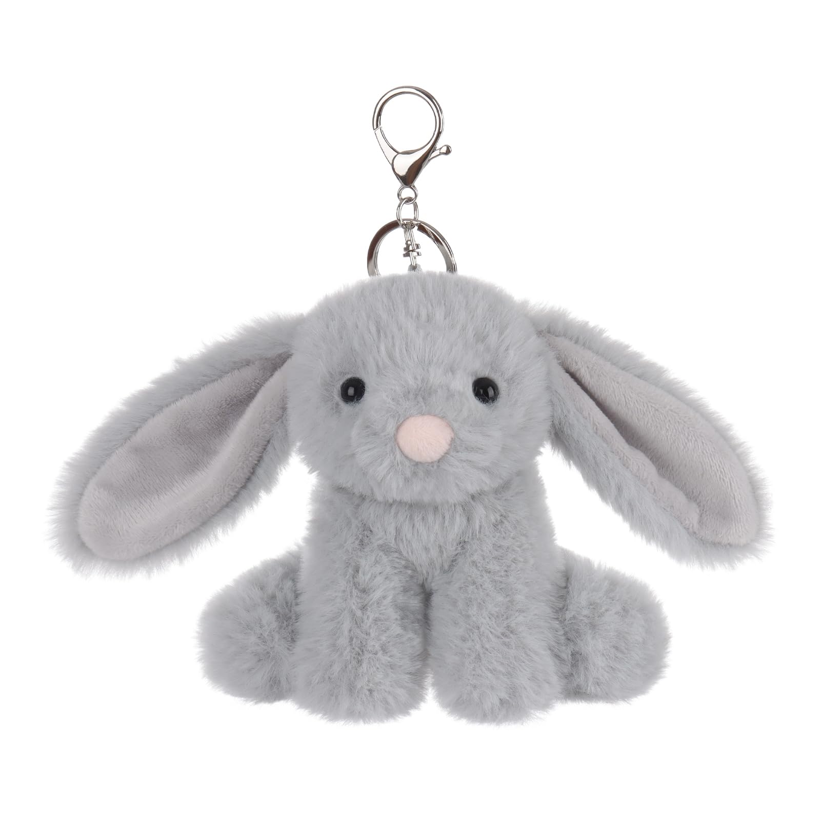 Apricot Lamb Cute Gray Bunny Soft Keychain Plush Toy, Perfect for Boys and Girls, Fits Kids Backpacks and Purses, 11cm
Apricot Lamb Cute Gray Bunny Soft Keychain Plush Toy, Perfect for Boys and Girls, Fits Kids Backpacks and Purses, 11cm