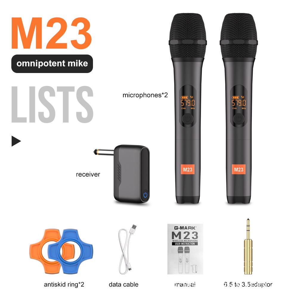 Professional Dual Wireless Microphone for Stage, Home, and Outdoor Live Broadcasts
Professional Dual Wireless Microphone for Stage, Home, and Outdoor Live Broadcasts