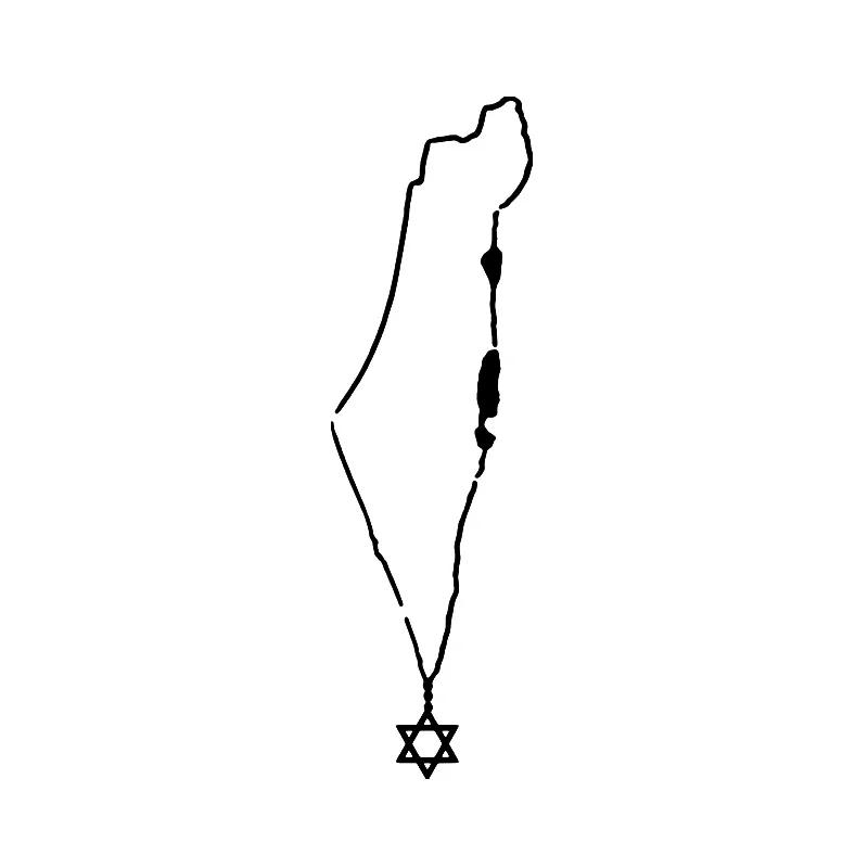Car Sticker Israel Map Necklace Vinyl Decal Water-Repellent Auto Decor On Truck Bumper Rear Window Do-It-Yourself Car Body Styling 30x9CM
Car Sticker Israel Map Necklace Vinyl Decal Water-Repellent Auto Decor On Truck Bumper Rear Window Do-It-Yourself Car Body Styling 30x9CM