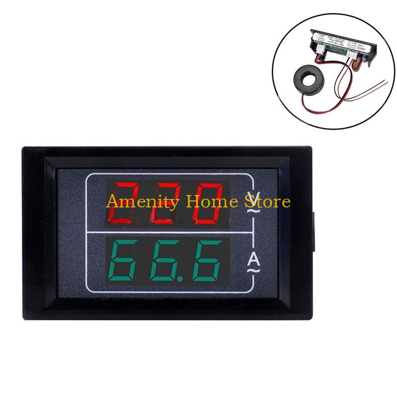 F26C Digital Voltmeter Ammeter AC50-500Amp Voltage Current Volt Amp Meter Amperemeter Indicator Tester
F26C Digital Voltmeter Ammeter AC50-500Amp Voltage Current Volt Amp Meter Amperemeter Indicator Tester