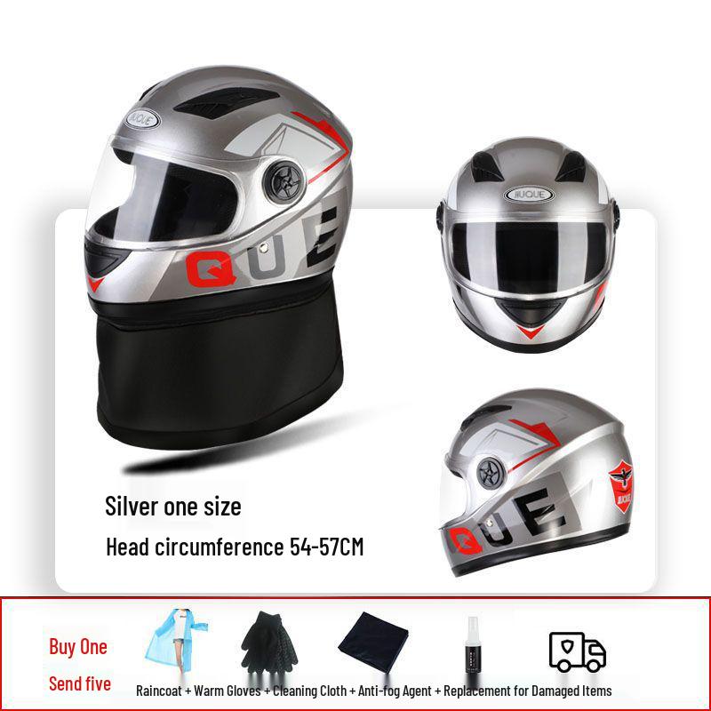 3C Certified Unisex Winter Full-Face Electric Vehicle Helmet with Cold Protection and Motorcycle Neck Gaiter 54-57cm
3C Certified Unisex Winter Full-Face Electric Vehicle Helmet with Cold Protection and Motorcycle Neck Gaiter 54-57cm
