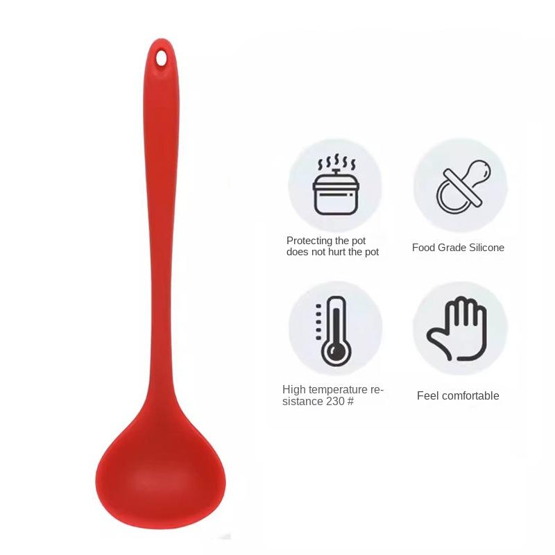 1In Stock Silicone Spoon One-Piece All-Inclusive Big Spoon Food Grade High Temperature Resistant Soup Spoon Kitchen Non-Stick
1In Stock Silicone Spoon One-Piece All-Inclusive Big Spoon Food Grade High Temperature Resistant Soup Spoon Kitchen Non-Stick