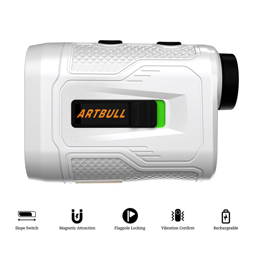 7 modes 650/1000m Rechargeable with Magnet Slope Adjusted Flag-Lock Vibration Golf Rangefinder laser Distance meter 650m білий
7 modes 650/1000m Rechargeable with Magnet Slope Adjusted Flag-Lock Vibration Golf Rangefinder laser Distance meter 650m білий