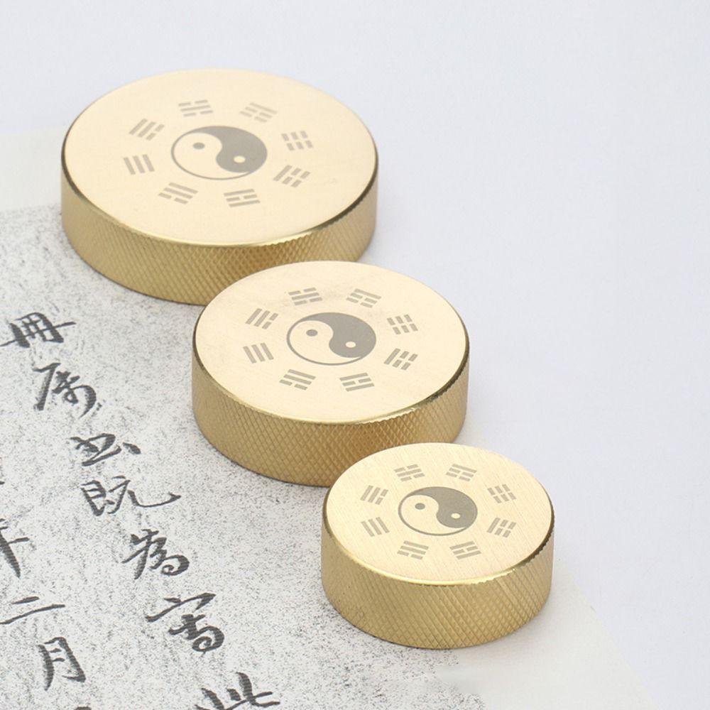 BaGua Paperweight Brush Rests Chinese Style Calligraphy Supplies Multifunction Paperweights Office 4cm
BaGua Paperweight Brush Rests Chinese Style Calligraphy Supplies Multifunction Paperweights Office 4cm