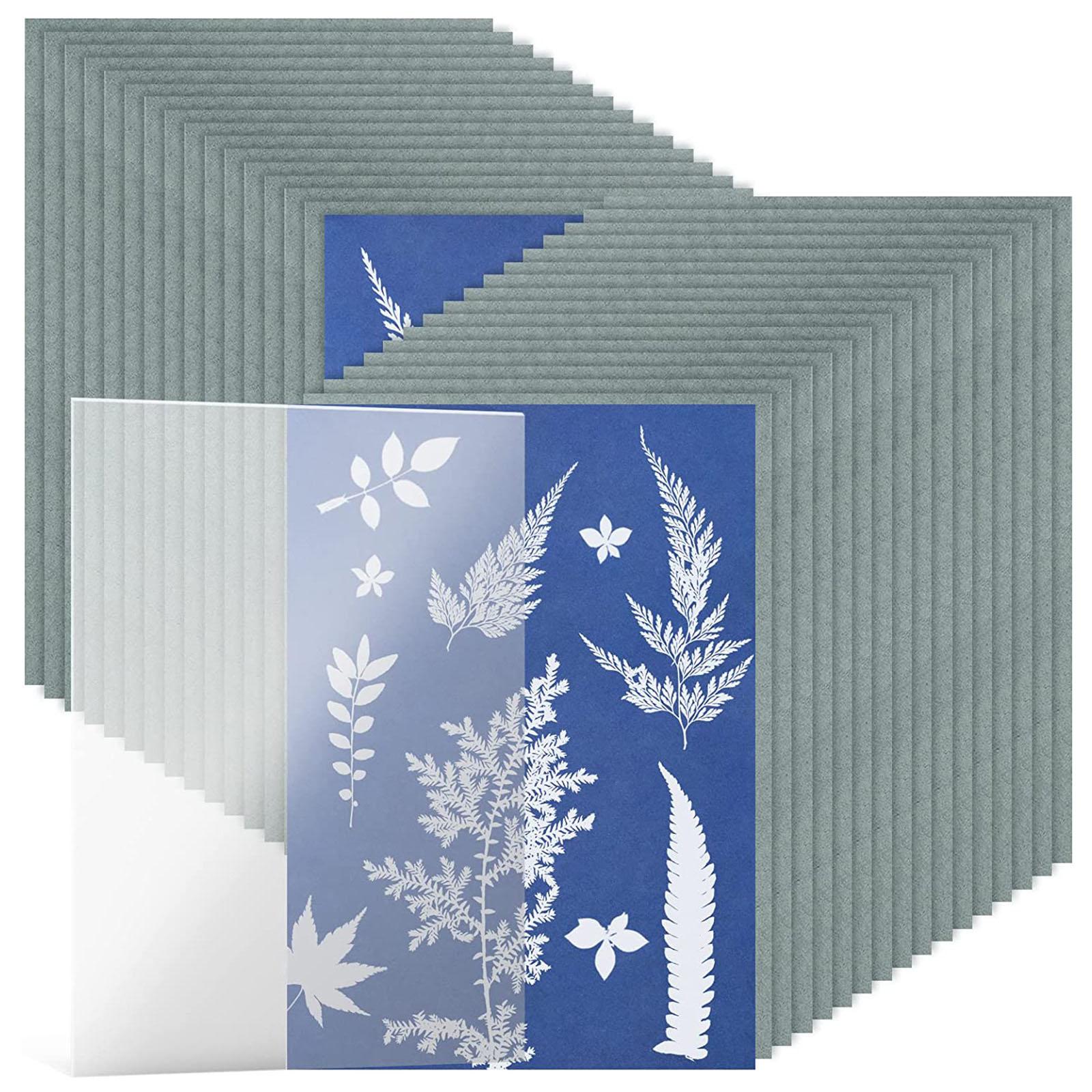 32 Sheets Sun Printing Paper Kit High Sensitivity Sun Printing Natural Printing Paper Solar Drawing Paper and Pa 1
32 Sheets Sun Printing Paper Kit High Sensitivity Sun Printing Natural Printing Paper Solar Drawing Paper and Pa 1