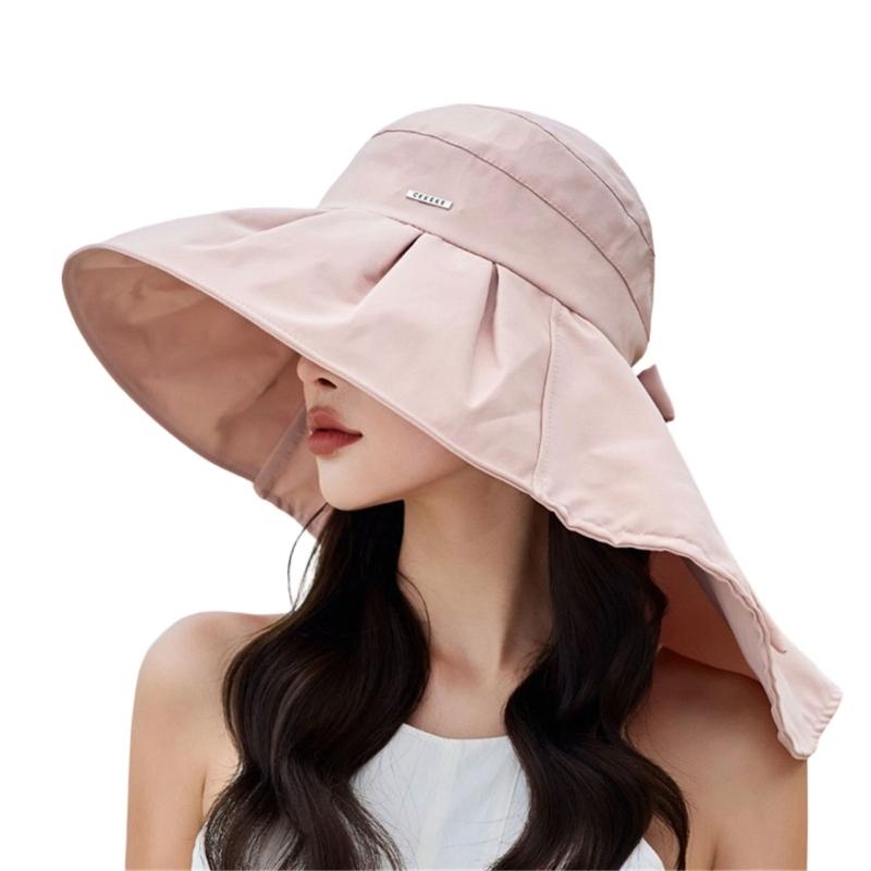 Wide Brims Sunproof Fisherman Hat With Open Top Design Bowknot Neck Cover For Women Outdoor Activity Fishing Camping розовый
Wide Brims Sunproof Fisherman Hat With Open Top Design Bowknot Neck Cover For Women Outdoor Activity Fishing Camping розовый