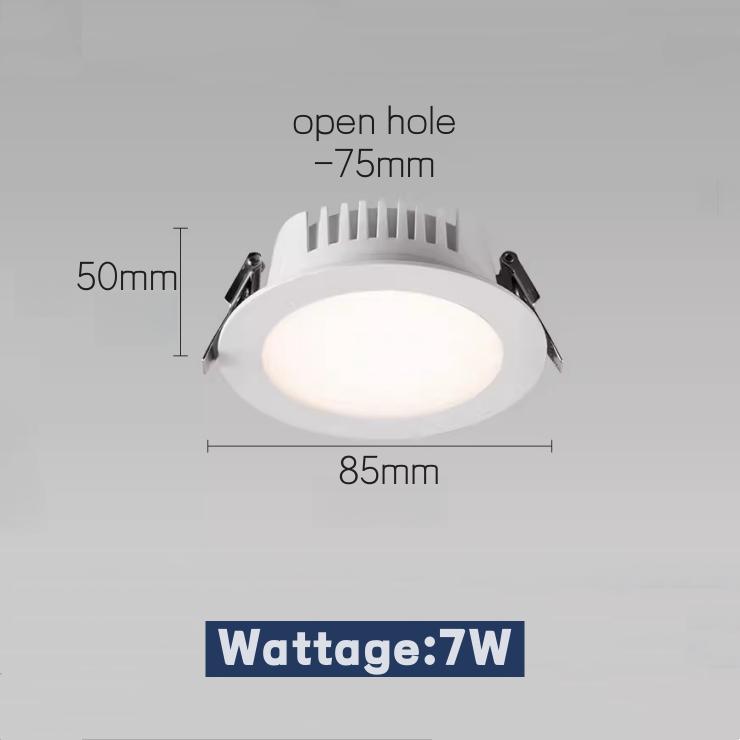 Встраиваемый водонепроницаемый светодиодный потолочный светильник, ультратонкий, 7 Вт/10 Вт/12 Вт, для ванной комнаты, туалета, кухни, прохода, лестницы, внутреннее точечное освещение Cold White 6000K
Встраиваемый водонепроницаемый светодиодный потолочный светильник, ультратонкий, 7 Вт/10 Вт/12 Вт, для ванной комнаты, туалета, кухни, прохода, лестницы, внутреннее точечное освещение Cold White 6000K