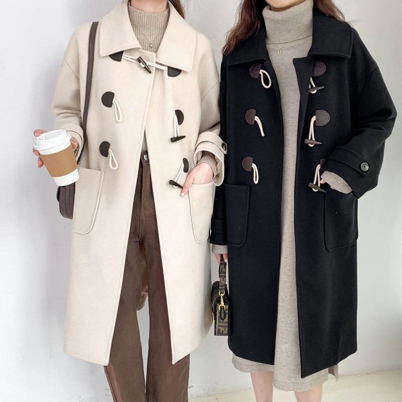 Women s Retro Toggle Wool Coat: Mid-Length Korean Preppy Style, Thickened for Autumn & Winter 2023 L (Recommended for 110-120 lbs)
Women s Retro Toggle Wool Coat: Mid-Length Korean Preppy Style, Thickened for Autumn & Winter 2023 L (Recommended for 110-120 lbs)