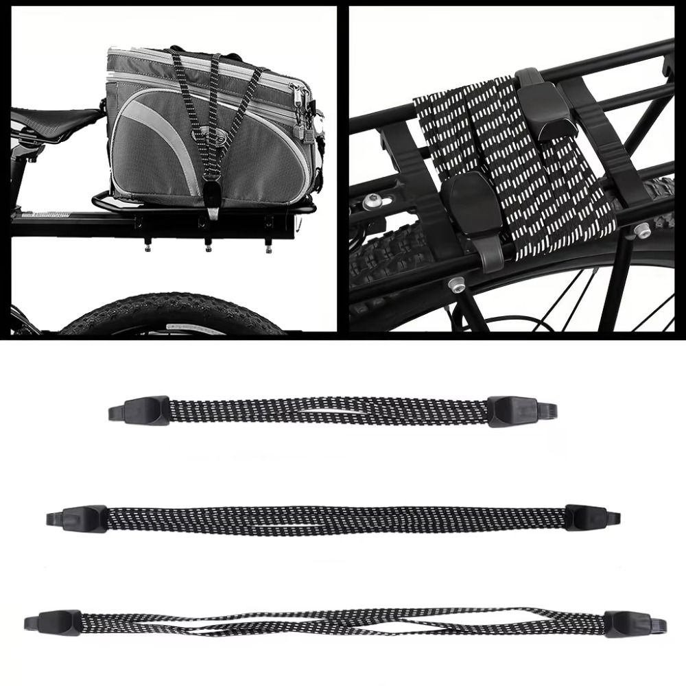New Rubber Bicycle Luggage Rope Black Convenient to Carry Tensioning Belts Strong Elasticity Cord Hooks Mountain Bike 45CM
New Rubber Bicycle Luggage Rope Black Convenient to Carry Tensioning Belts Strong Elasticity Cord Hooks Mountain Bike 45CM