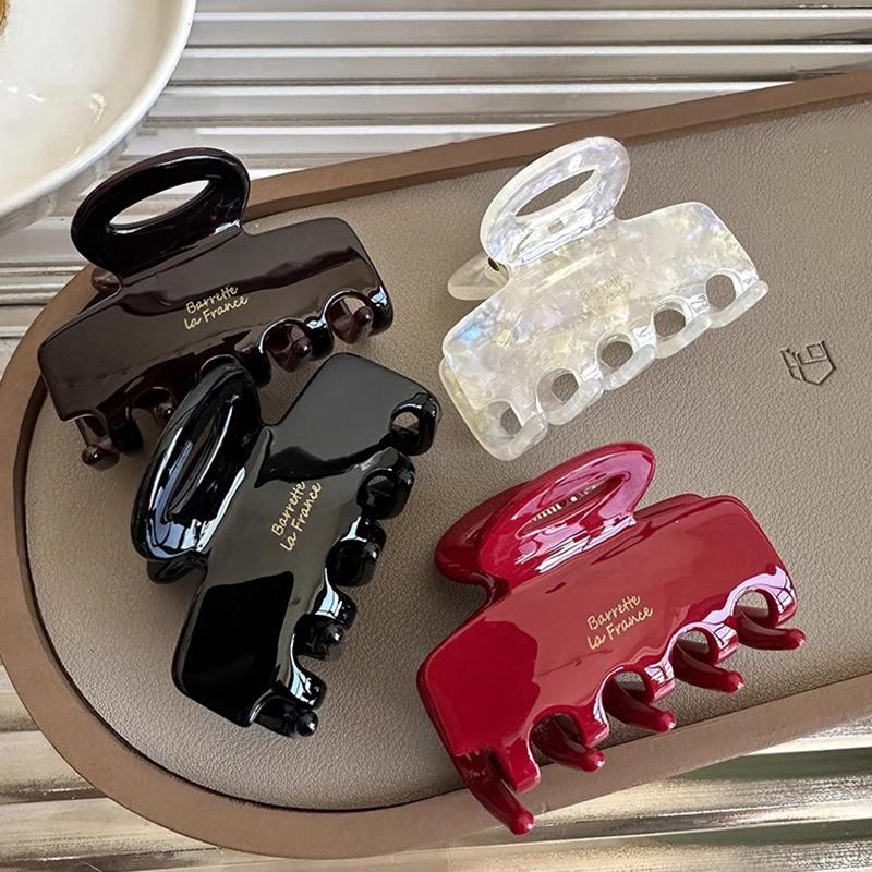 Korean Style Hair Claw Red Temperament Elegant Hair Clips Ponytail Holder Hairpins For Women Simple Hair Accessories
Korean Style Hair Claw Red Temperament Elegant Hair Clips Ponytail Holder Hairpins For Women Simple Hair Accessories
