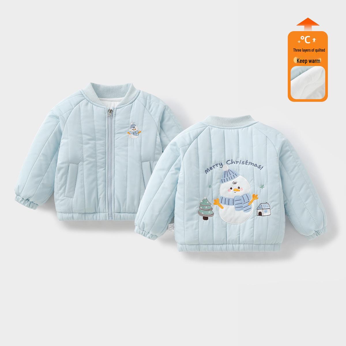 Quilted Baby Unisex Winter Jacket - Warm Cotton Outerwear for Infants 120 cm синій
Quilted Baby Unisex Winter Jacket - Warm Cotton Outerwear for Infants 120 cm синій