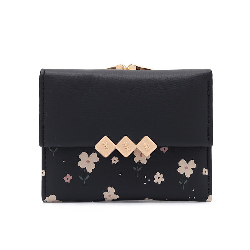 Летняя сумка из ПУ с принтом и несколькими отделениями для карт, складной и расширяемый кошелек для монет для женщин чёрный
Летняя сумка из ПУ с принтом и несколькими отделениями для карт, складной и расширяемый кошелек для монет для женщин чёрный