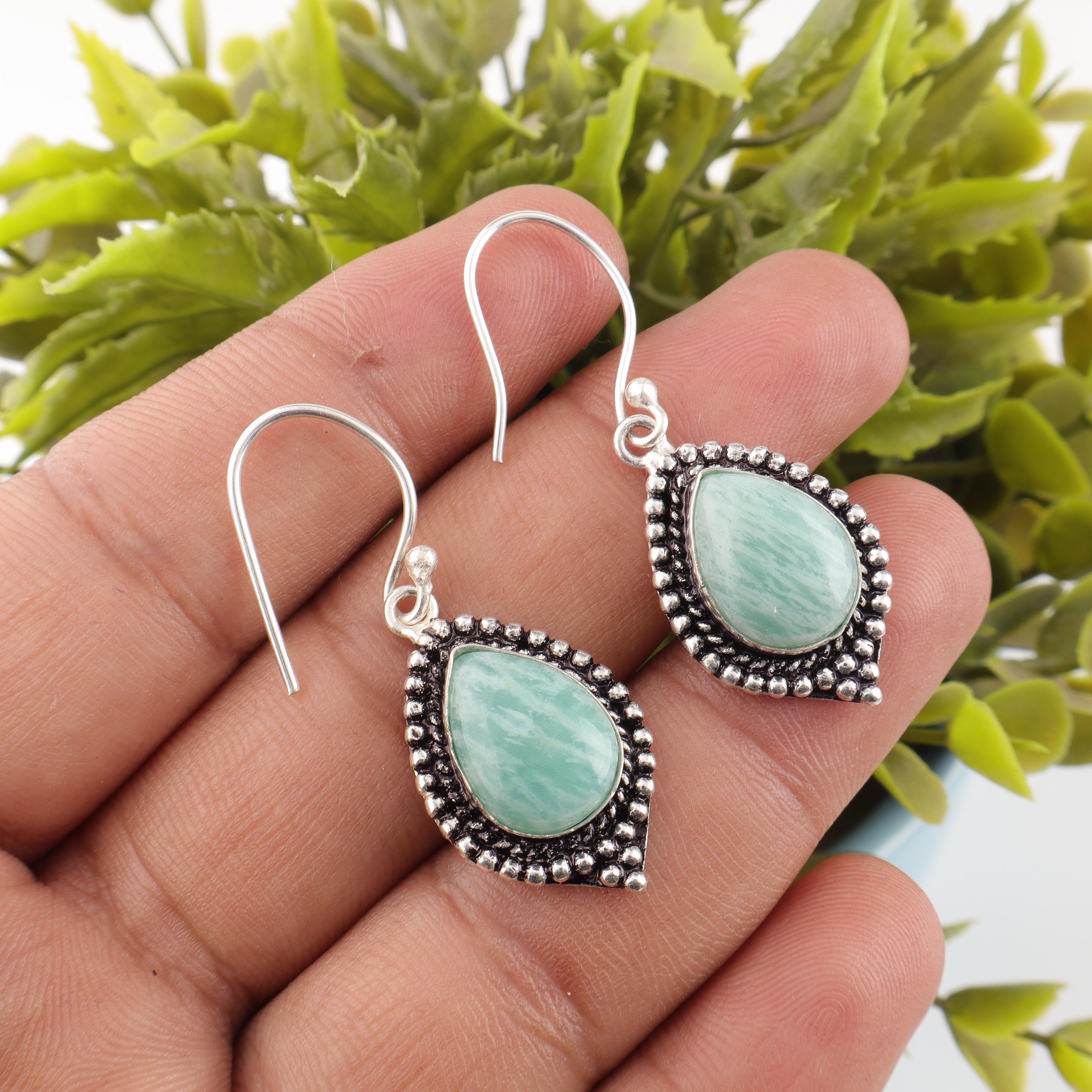 Amazonite 925 Sterling Silver Jewelry, Top Quality Gemstone Earrings, Beautiful Silver Earrings, Handmade Jewelry, Anniversary Gift 1.6 Inches синій
Amazonite 925 Sterling Silver Jewelry, Top Quality Gemstone Earrings, Beautiful Silver Earrings, Handmade Jewelry, Anniversary Gift 1.6 Inches синій