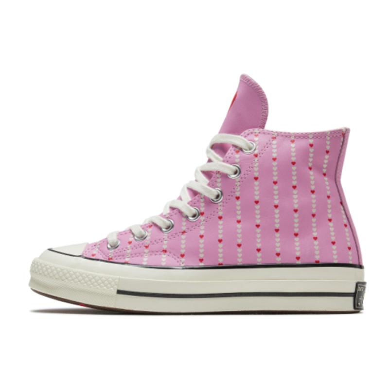Converse Chuck 70 Love Fearlessly Love Striped High Top Espadrilles Unisex Pink 44.5
Converse Chuck 70 Love Fearlessly Love Striped High Top Espadrilles Unisex Pink 44.5