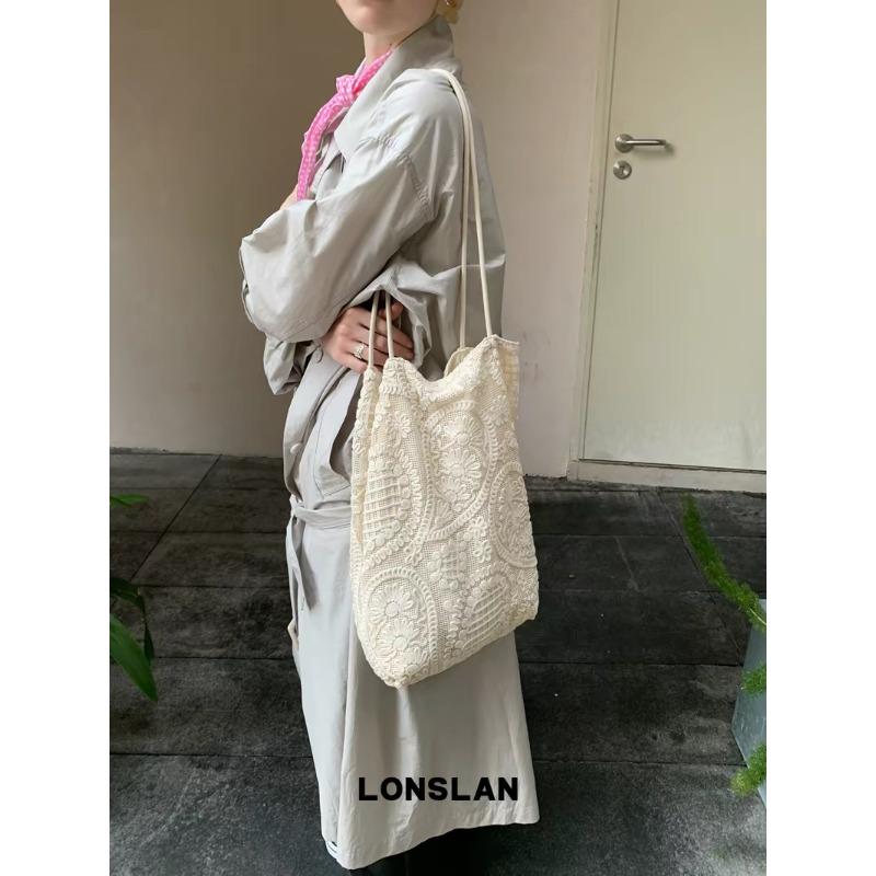Lonan BAG spring and summer new beige gentle lace shoulder canvas bag large capacity commuter bag белый
Lonan BAG spring and summer new beige gentle lace shoulder canvas bag large capacity commuter bag белый