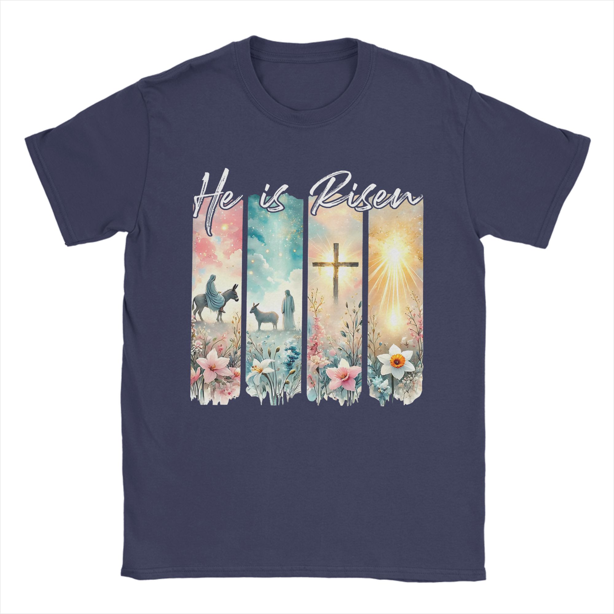 He Is Risen Flowers Easter TShirts for Men Vintage 100 Cotton Tees O Neck Short Sleeve T Shirt Graphic Printed Clothes 4XL
He Is Risen Flowers Easter TShirts for Men Vintage 100 Cotton Tees O Neck Short Sleeve T Shirt Graphic Printed Clothes 4XL