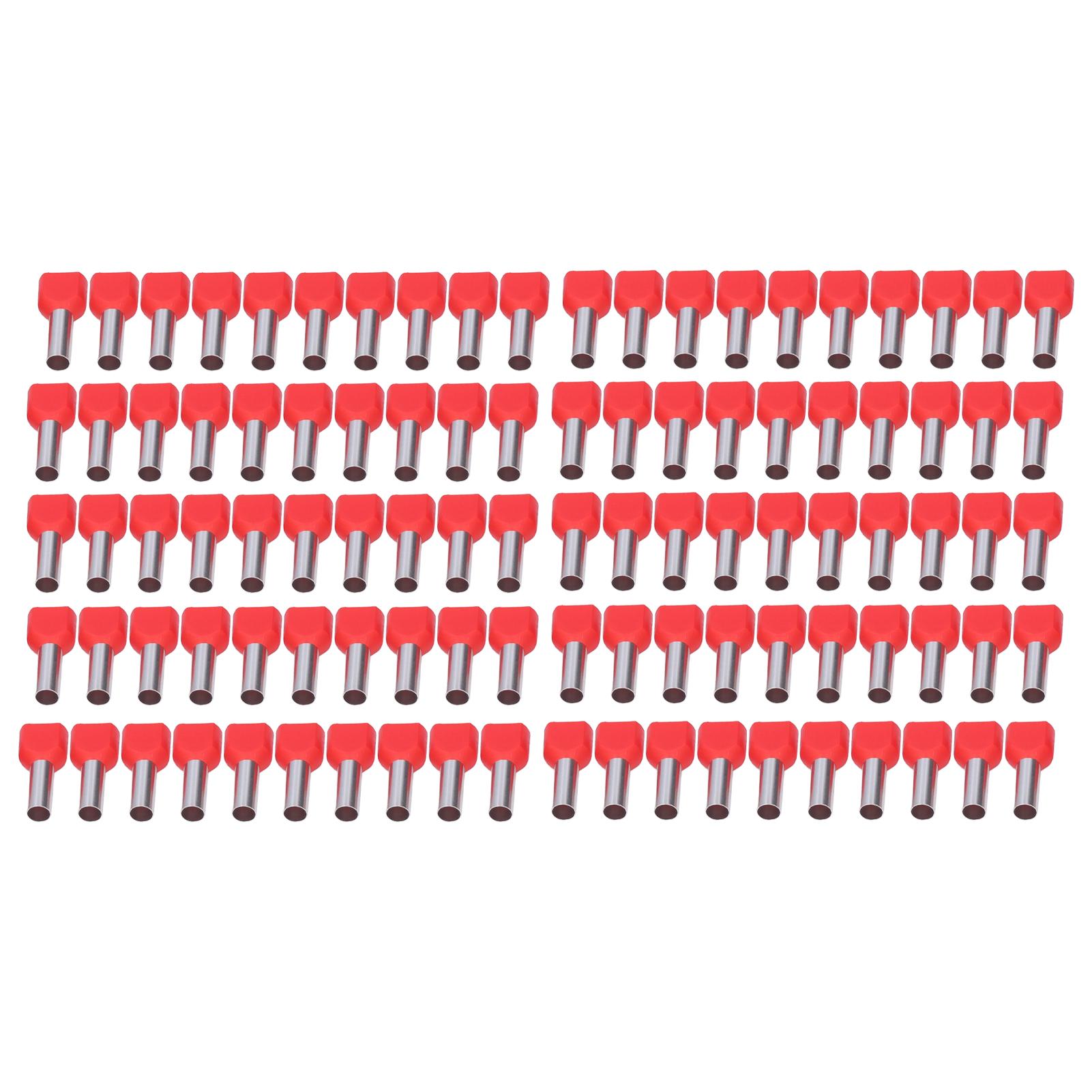 100Pcs Cord End Terminals 2 Insulated Ferrule Pin Copper Crimp Connector AWG 10 6.0mm2 TE6014
100Pcs Cord End Terminals 2 Insulated Ferrule Pin Copper Crimp Connector AWG 10 6.0mm2 TE6014